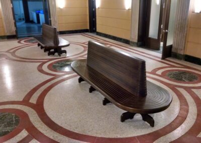 Custom Wrap-Around Benches
