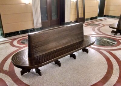 Custom Wrap-Around Benches