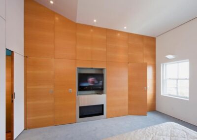 Horizontal Paneling with Concealed Door